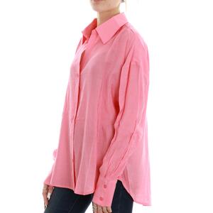 CAMICIA TENCEL CORALLO